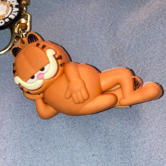 Garfield Keychain/Bag Charm with Strap - Picture 2 of 4